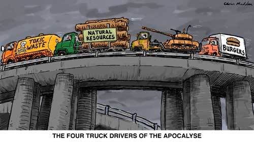 Four Truckers of the Apocalypse