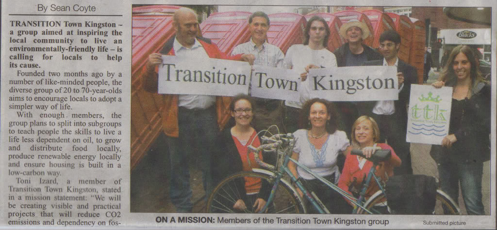 Transition Town Kingston in Kingston Informer