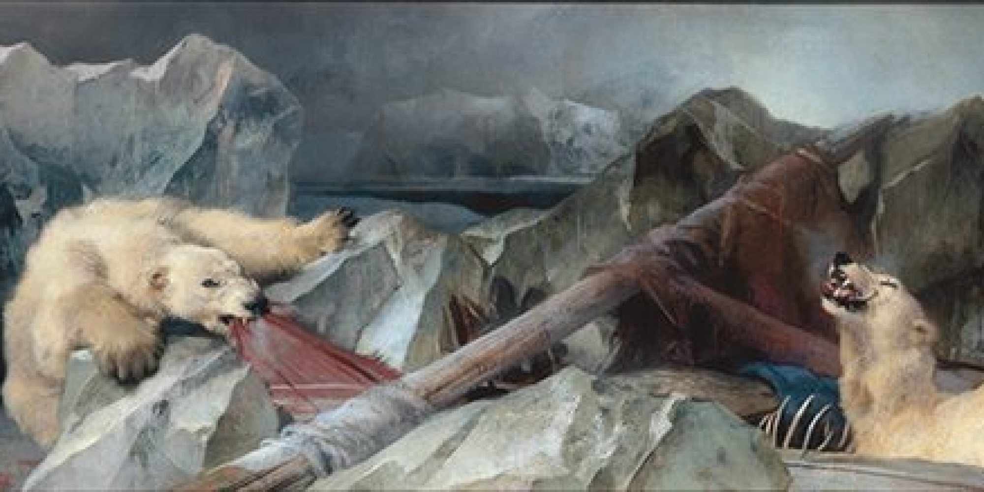 Sir Edwin Landseer, ‘Man proposes, God disposes’ 1864.