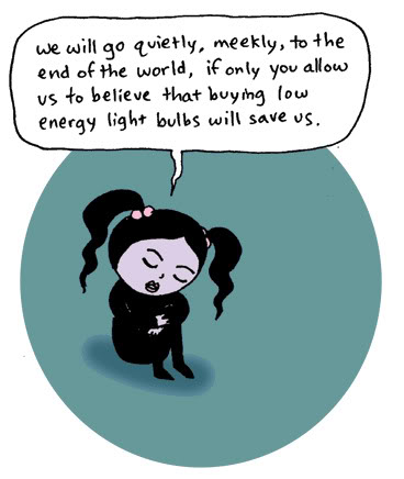 Light bulbs will not save us