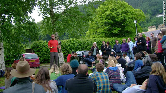 Mark Boyle talking at Uncivilisation 2010