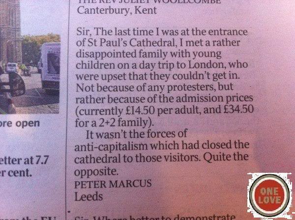 St. Paul's letter to paper