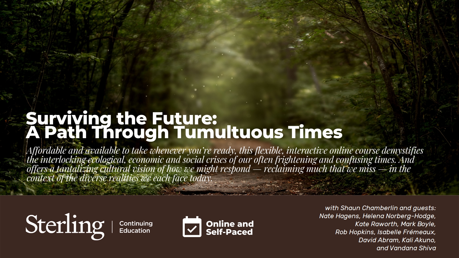 Surviving the Future: A Path Through Tumultuous Times