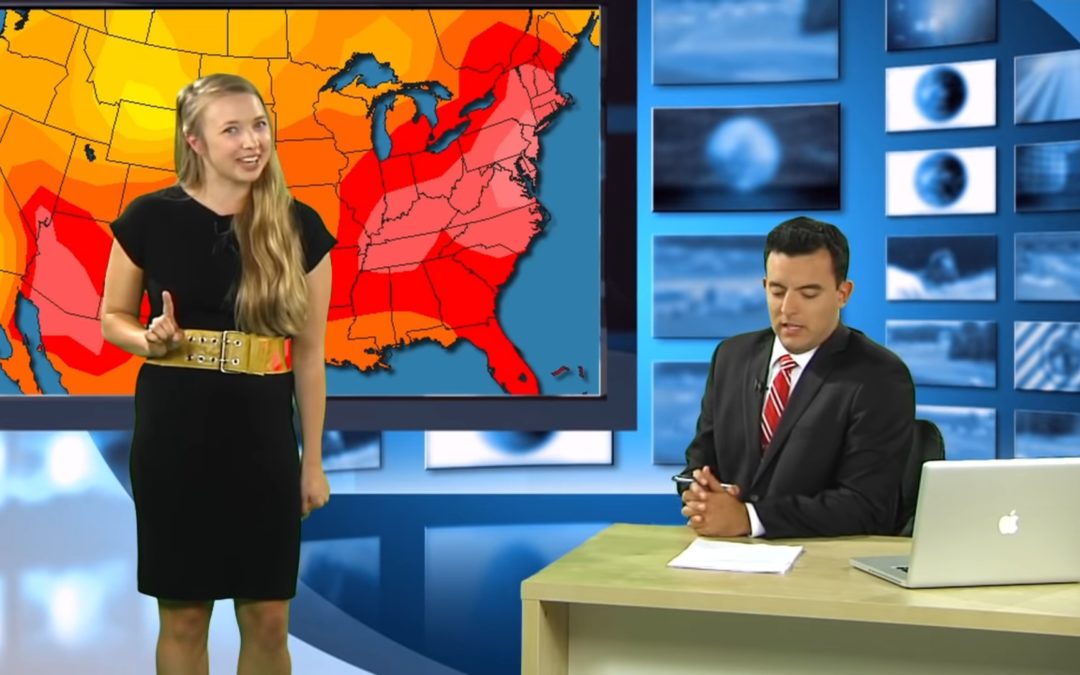 TV news weather girl snaps on air and tells it like it is