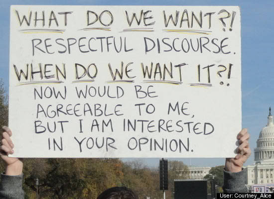 respectful discourse