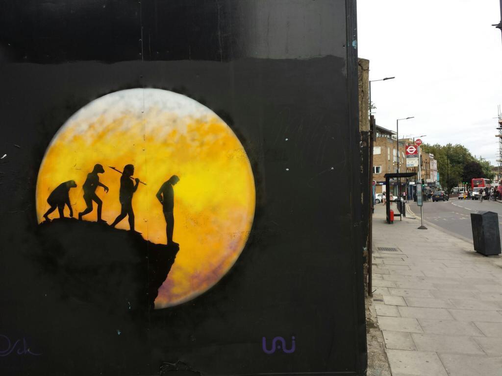 Guerilla art in Bethnal Green