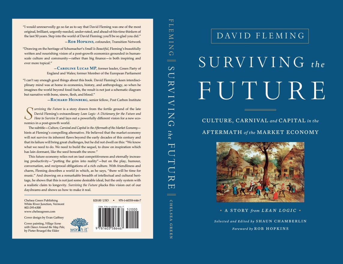 Covers of 'Surviving the Future' by David Fleming